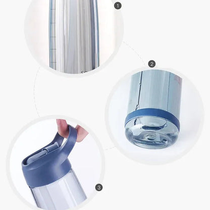 550/800/1000Ml Water Bottle with Straw, Portable Sports Shaking Bottle, Fitness Bottle, Children's Bottle, Baby Bottle