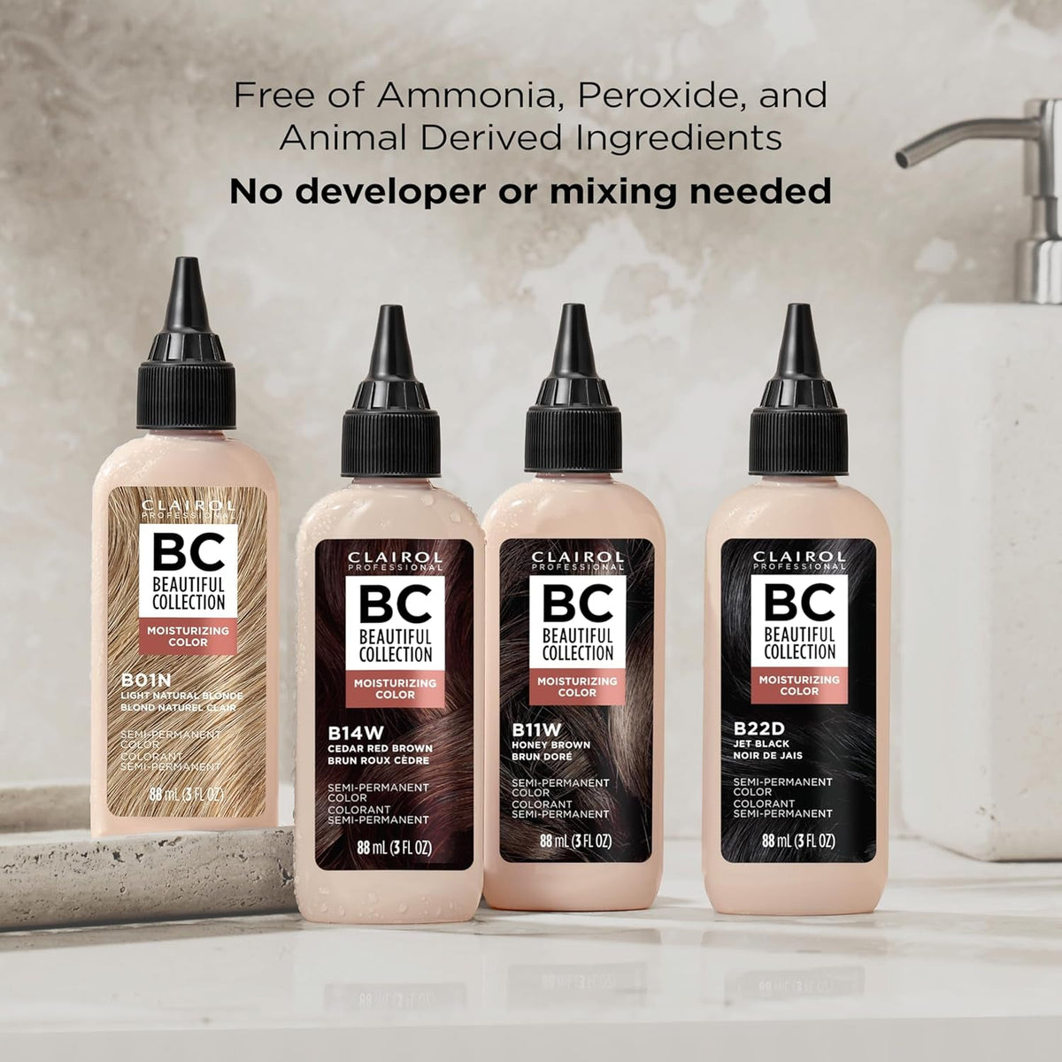 Beautiful Collection Semi-Permanent Hair Color with Zero Damage for All Hair Textures | Packaging May Vary