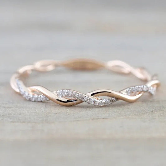 Twisted Shape,Diamond Wedding Band ,FULL Eternity Ring,engagement Ring,stacking Matching Band,anniversary Ring,curved Design