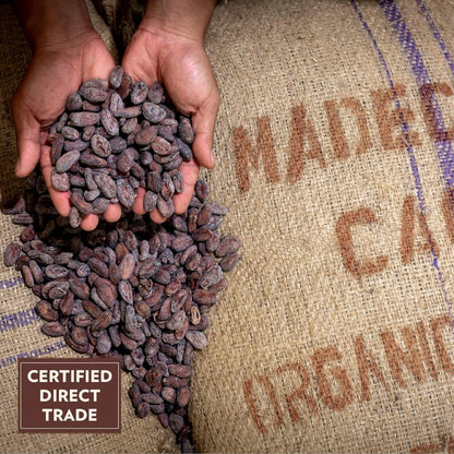 Chocolate | 92% Pure Dark Chocolate Melts, 7Oz Pack | USDA Organic, Direct Trade, Vegan, Kosher, Non-Gmo | Single Origin Uganda Chocolate Perfect for Snacking or Baking
