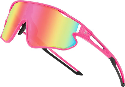 Kids Sunglasses Youth Baseball Sun Glasses Lightweight TR90 Frame UV400 Sports Cycling Shades for Boys Girls DK268