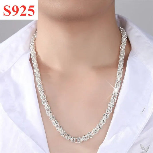 Male 925 Sterling Silver Domineering Fashion Charm Jewelry Christmas Gifts for Men