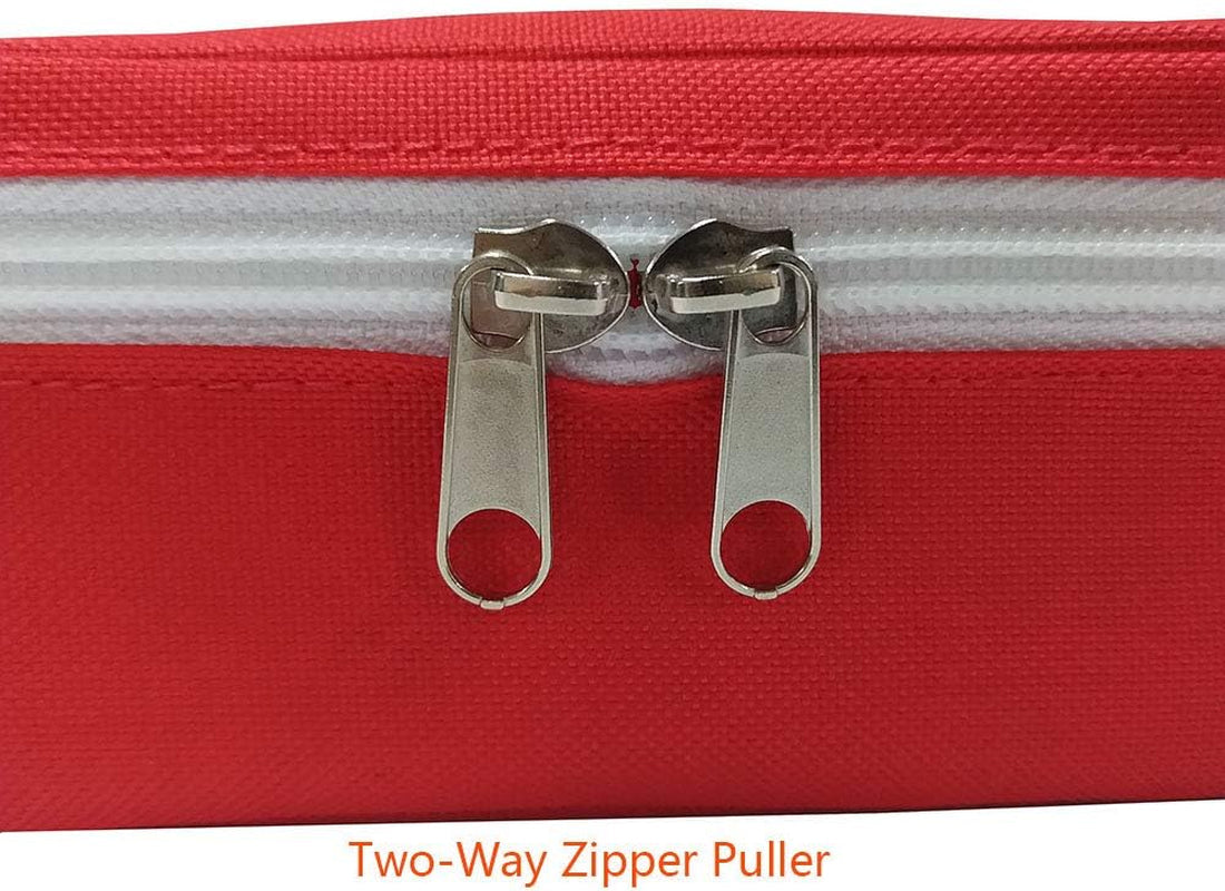 Red First Aid Bag Empty, First Aid Kit Empty Small Mini First Aid Kits Emergency Hiking Backpacking Camping Travel