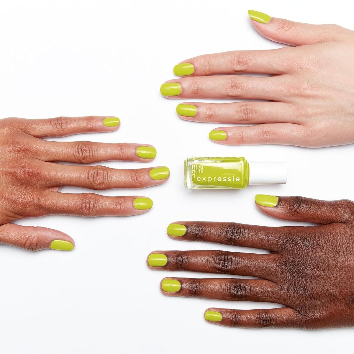 Expr Nail Polish, Quick-Dry Green Nail Polish, Power Moves, Vegan, Main Character Moment, 0.33 Fl Oz