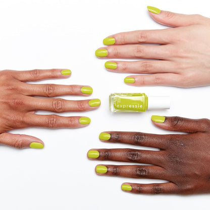 Expr Nail Polish, Quick-Dry Green Nail Polish, Power Moves, Vegan, Main Character Moment, 0.33 Fl Oz