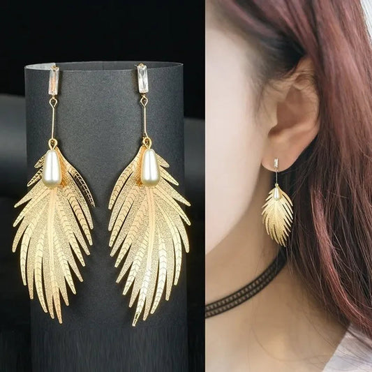 Delysia King  Leaf earrings