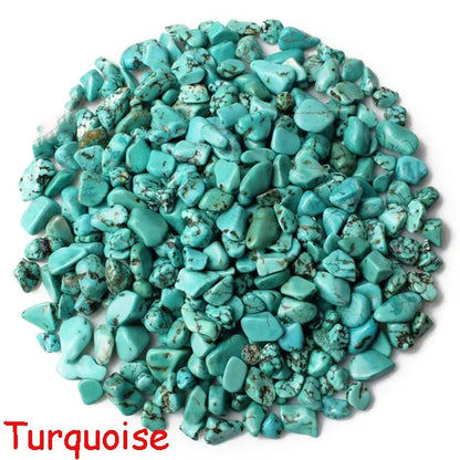 Natural Healing Crystal Mixed Stones Tumbled Chips Crushed Stone Gemstone Crystal Jewelry Aquarium Fish Tank Home Making Decoration