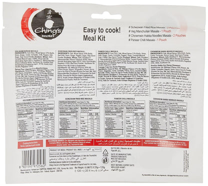 Desi Chinese Ka Combo Pack - Chowmein, Schezwan, Fried Rice, Paneer Chilli and Veg Manchurian - 120 Gram