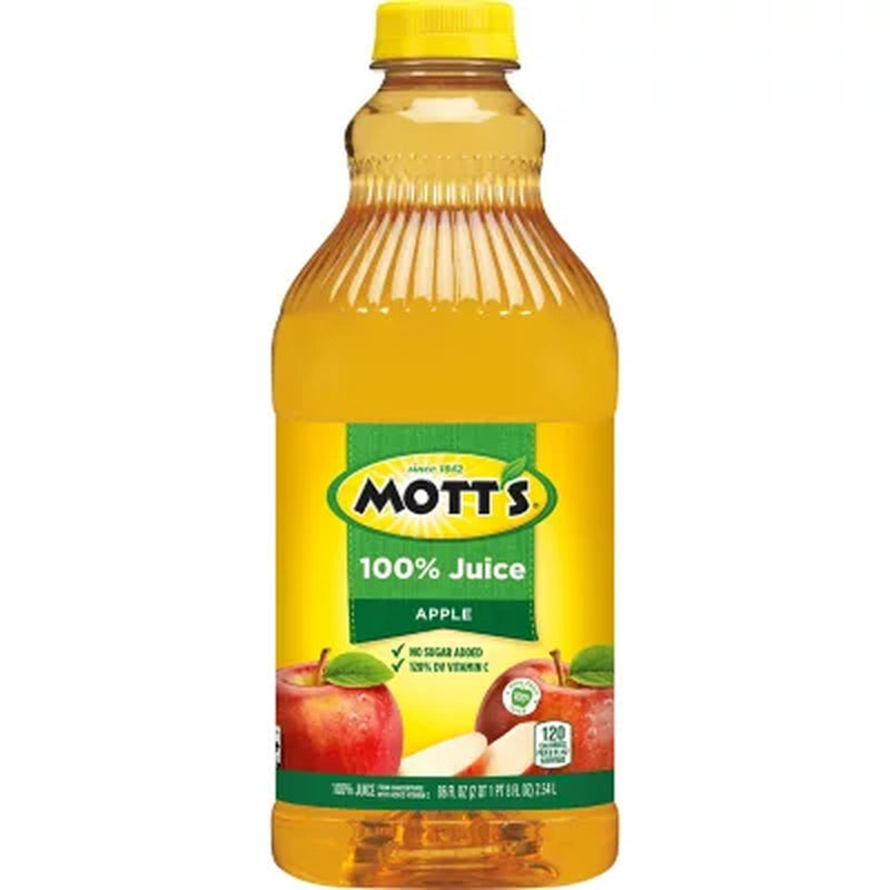 Mott'S 100% Apple Juice 86 Fl. Oz., 2 Pk.