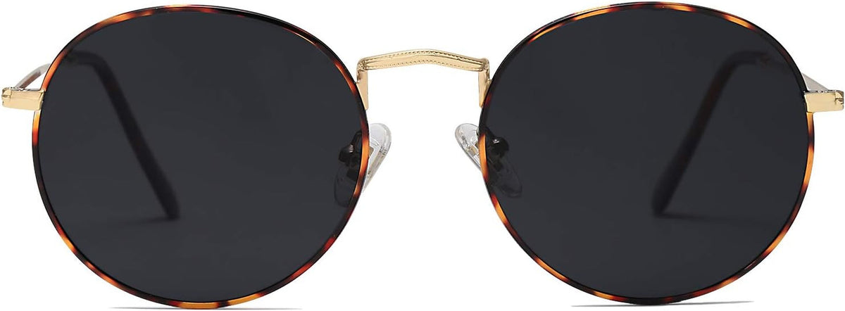 Small round Polarized Sunglasses for Women Men Classic Vintage Retro Shades UV400