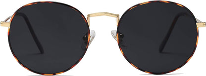Small round Polarized Sunglasses for Women Men Classic Vintage Retro Shades UV400