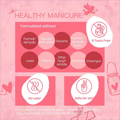 Beetles Gel Nail Polish, 6 Colors Nude Pink Rose Red Milky White Gel Polish, Sweetheart Candies Collection Soak Off UV LED Nail Lamp Light Nails Spring Summer Easter Gel Nail