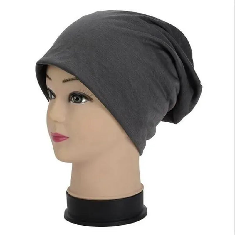 Antumn Beanie Hat Hip Hop Baggy Skullies Cap Plain Slouchy Beanies for Men Women Winter Warm Hats