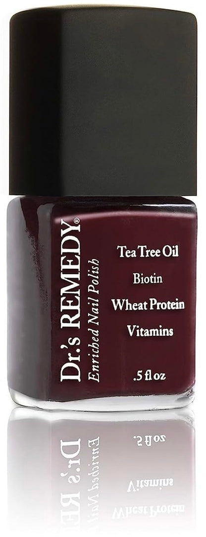 Dr’s Remedy Nail Polish, All Natural Enriched Nail Strengthener Non Toxic and Organic - ALTRUISTIC Auburn