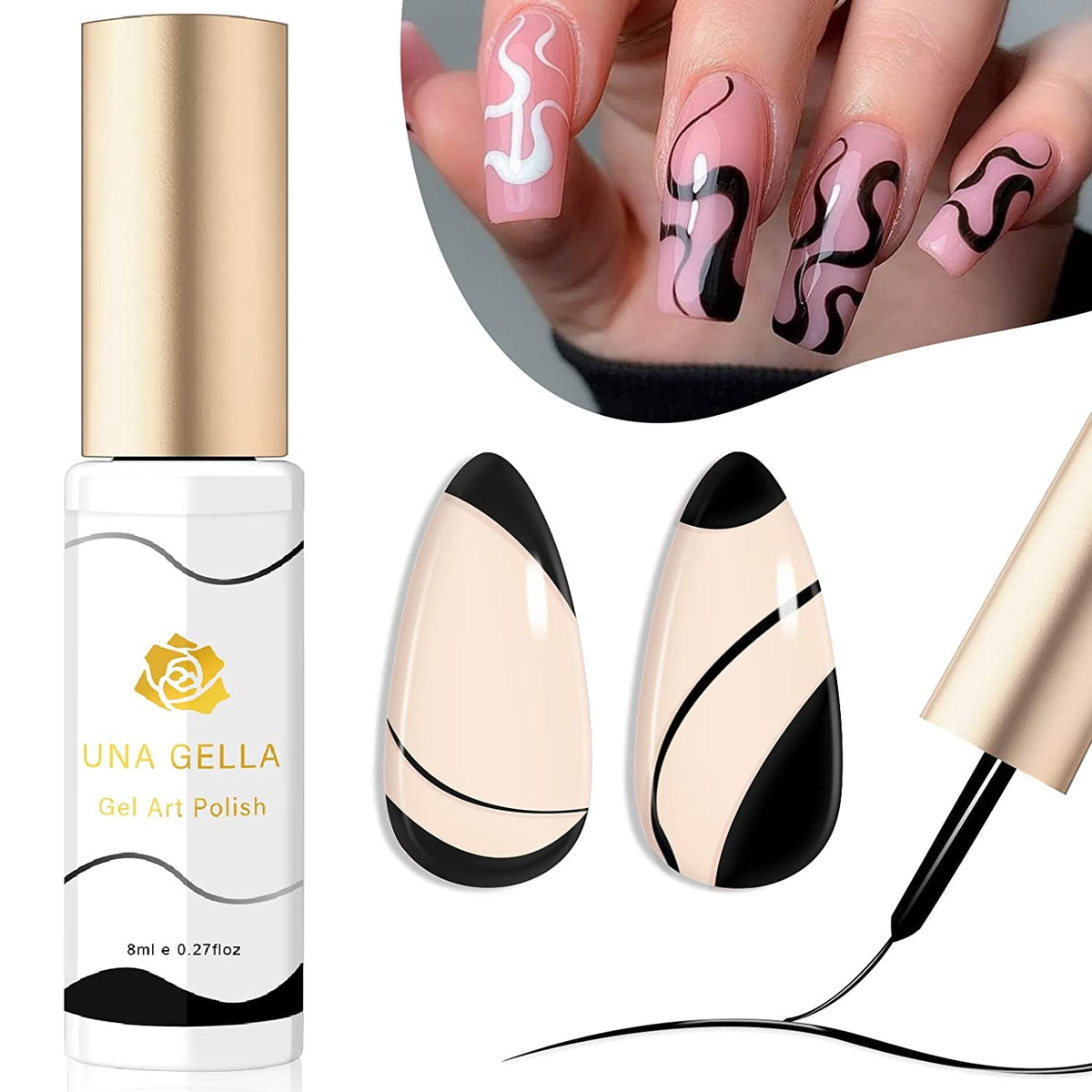 Milky White Gel Nail Polish 15ml Nude Gel Polish Clear Jade White Translucent Soak Off U V Sheer Neutral Gel Nail French Manicure for Nail Art Gel 0.5Oz
