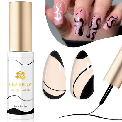 Milky White Gel Nail Polish 15ml Nude Gel Polish Clear Jade White Translucent Soak Off U V Sheer Neutral Gel Nail French Manicure for Nail Art Gel 0.5Oz