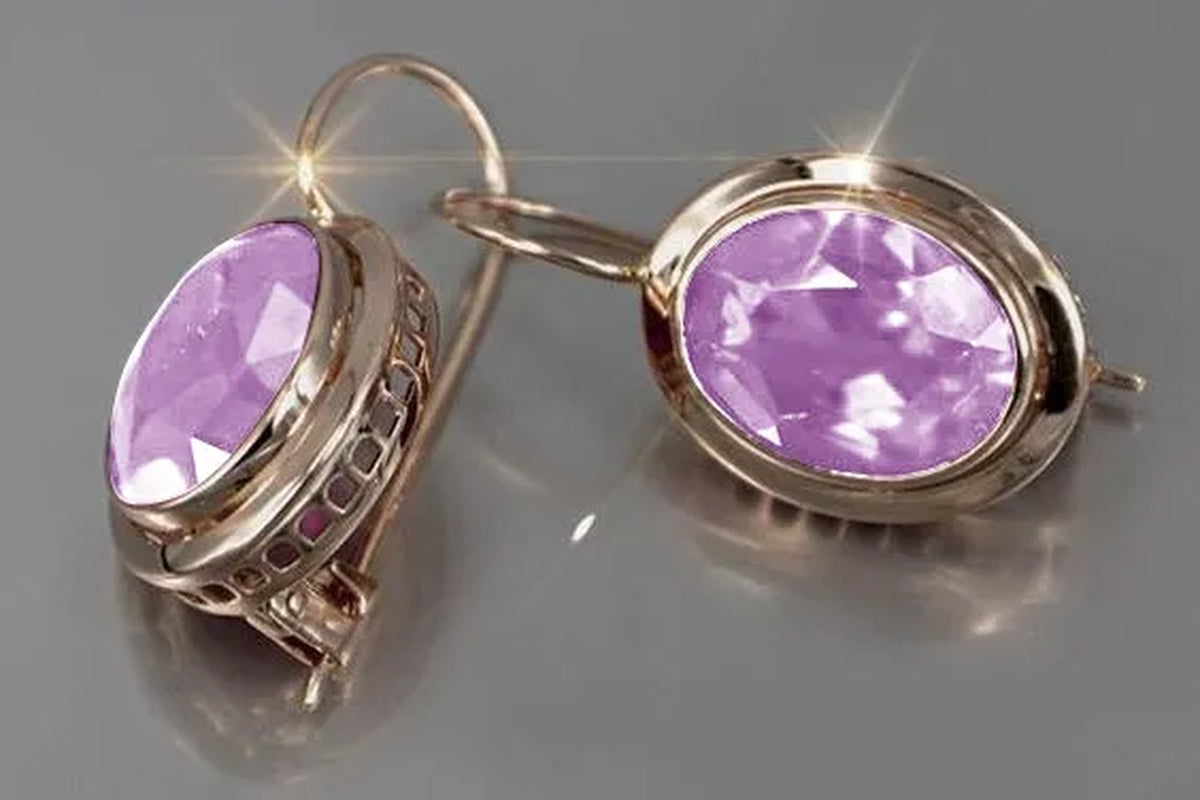 New Fashion 1 Pair Exquisite 1.25ct Round Cut Garnet Ruby Stud Earrings Casual 18 K Yellow Gold Earrings Banquet Jewelry Earrings for Women