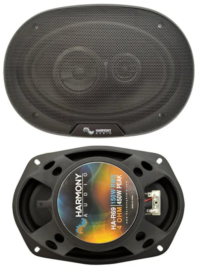Harmony Audio HA-R69 Car Stereo Rhythm Series 6X9 Replacement 450W Speakers
