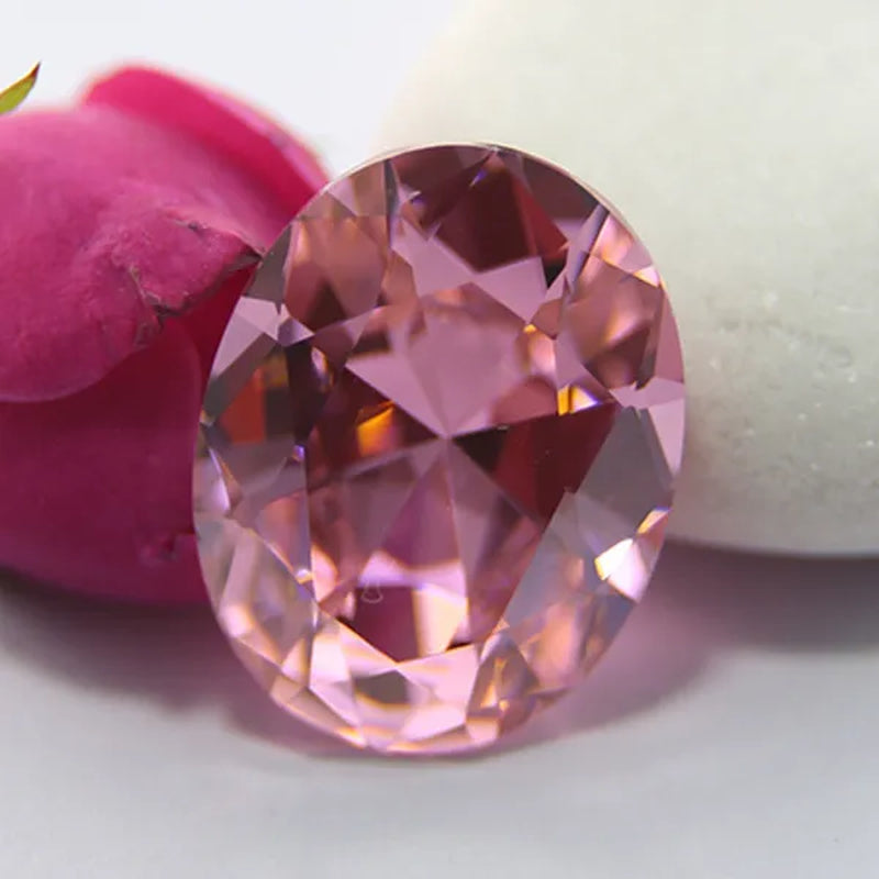 UNHEATED 30.89CT PINK SAPPHIRE 15X20MM DIAMOND Oval CUT AAAA+ LOOSE GEMSTONES