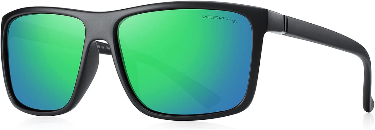 Rectangular Polarized Sports Sunglasses for Men Women Cycling Driving Fishing UV400 Protection S8225