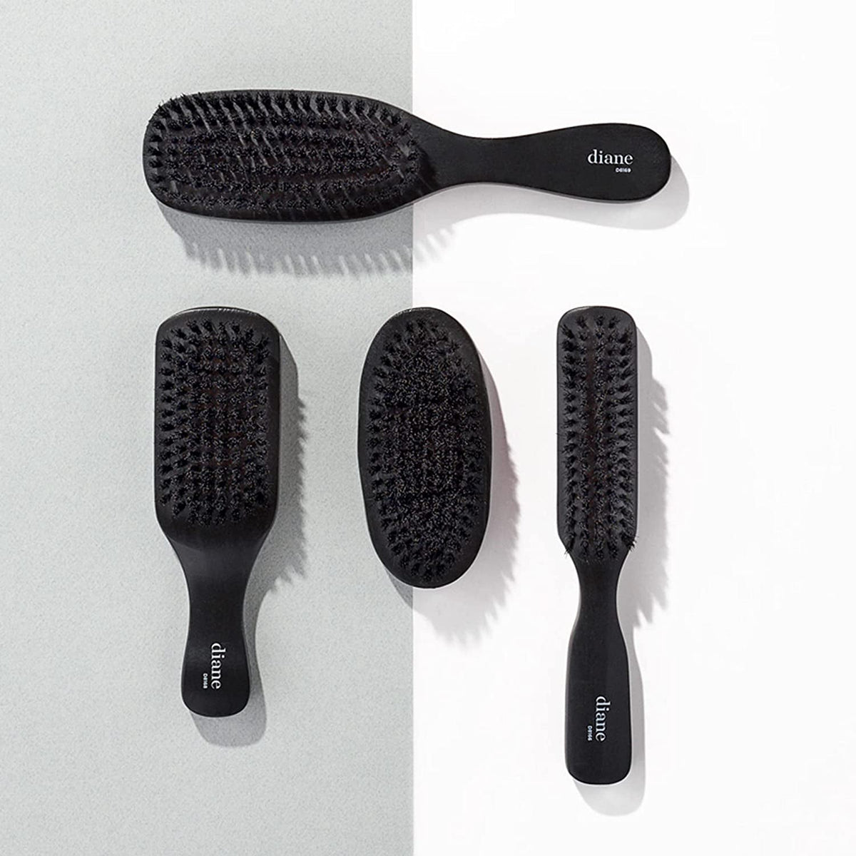 Boar Bristle Brush for Men and Women - Fine to Medium Hair Styling, Wave Styles, Smoothing, Soft Scalp, Club Handle