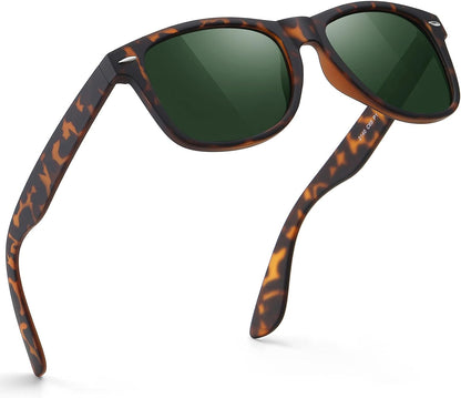 Sunglasses Men Polarized Sunglasses for Mens and Womens,Black Retro Sun Glasses Driving Fishing UV Protection