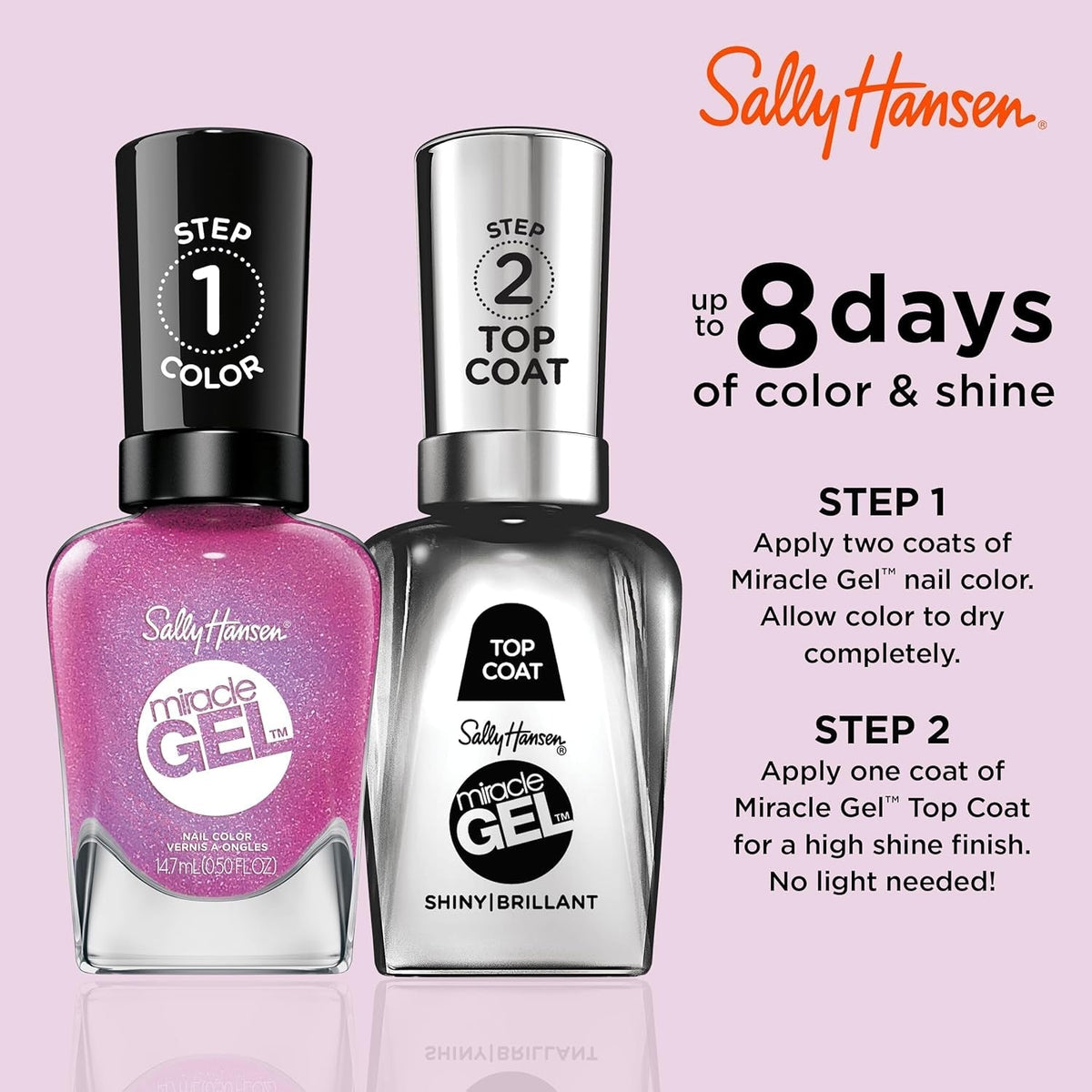 Miracle Gel Nail Polish, Shade Quartz and Kisses #512