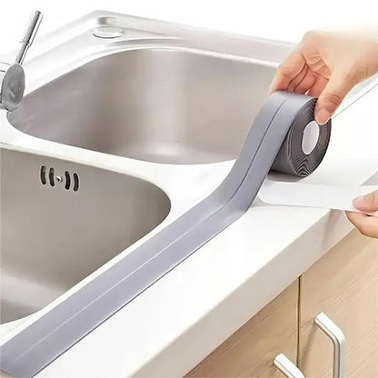 Waterproof Self-Adhesive PVC Sealing Strip Tape - Perfect for Bathroom Shower Sink & Toilet!