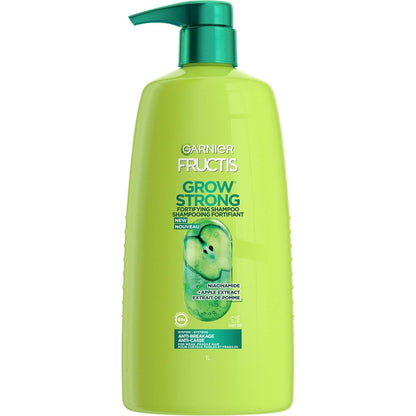 Fructis Grow Strong Shampoo, 33.8 Fl Oz, 1 Count (Packaging May Vary)