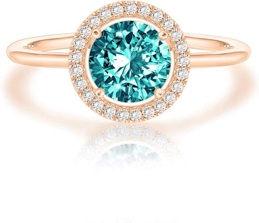 14K Gold Plated Crystal Birthstone Rings | Rings for Women