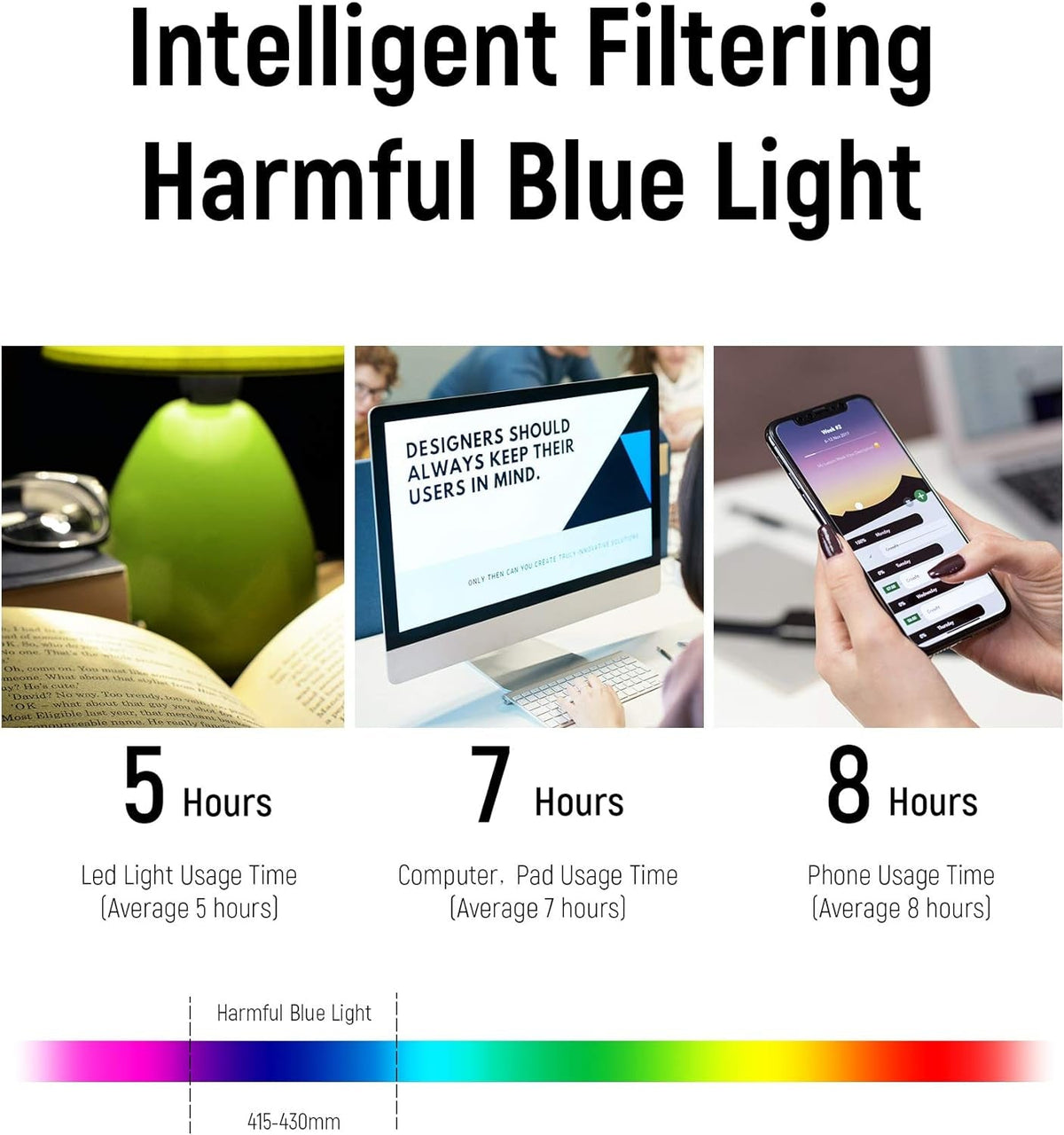 6 Pack Blue Light Blocking Glasses for Computer Gaming, Fashion Fake Anti Eye Strain Eyeglasses for Women Men (6 Pack Mix-01)