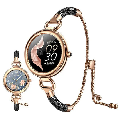 2022 EIGIIS Fashion Smart Watch Full Touch Luxury Smartwatch Women Health Monitor Multi-sports Modes Fitness Bracelet For Ladies