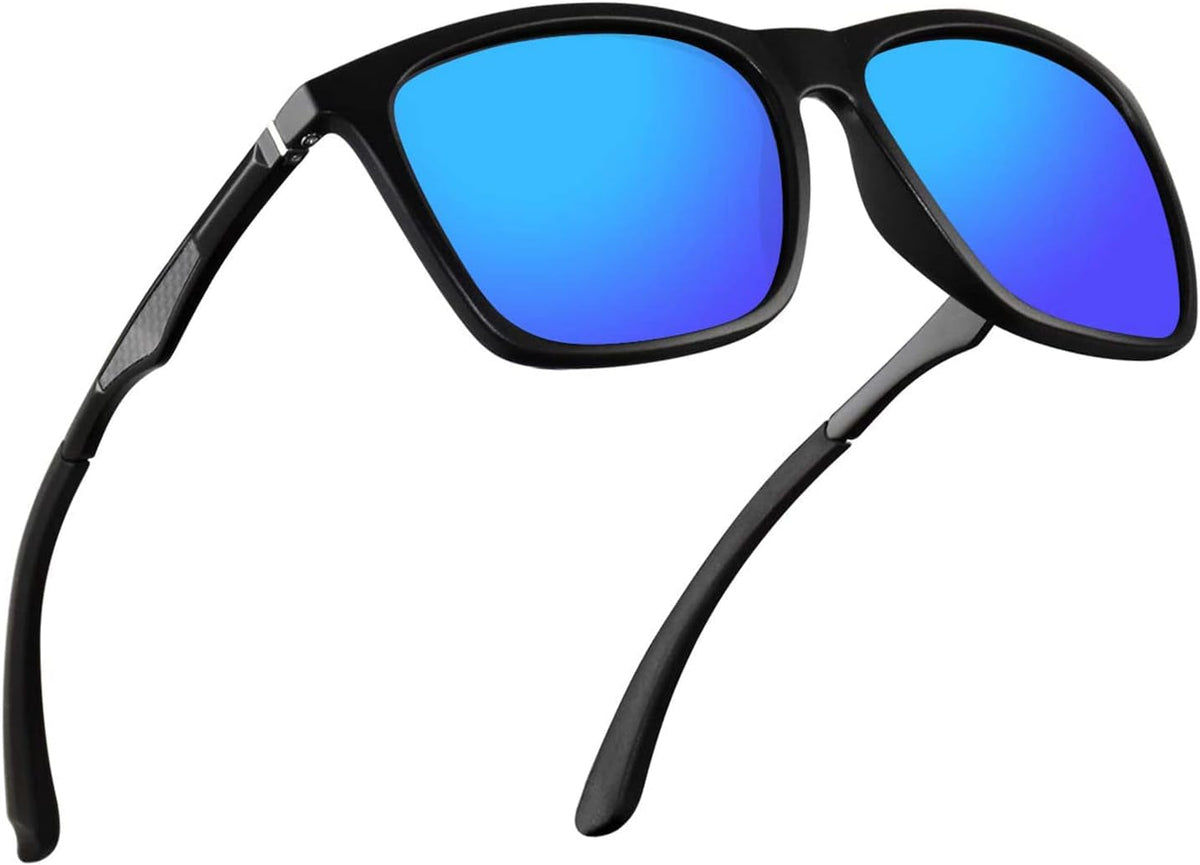 Polarized Sunglasses for Men Aluminum Mens Sunglasses Driving Rectangular Sun Glasses for Men/Women