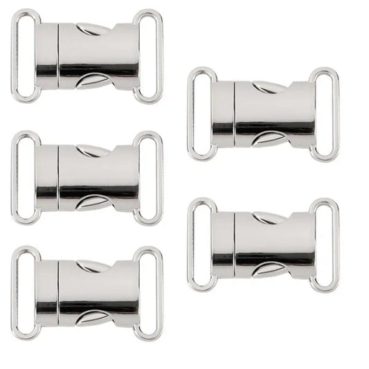 5pcs 20mm Metal Side Release Buckles For Paracord Survival Bracelets