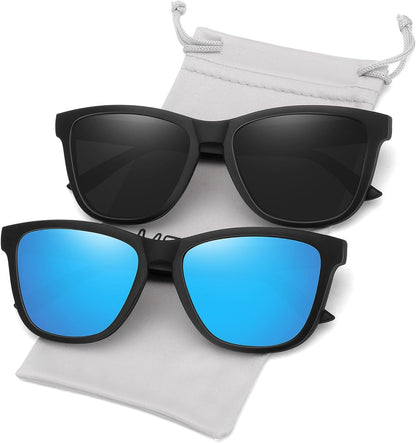 Polarized Sunglasses for Women Men Trendy Classic Retro Designer Style Fashion UV400 Protection