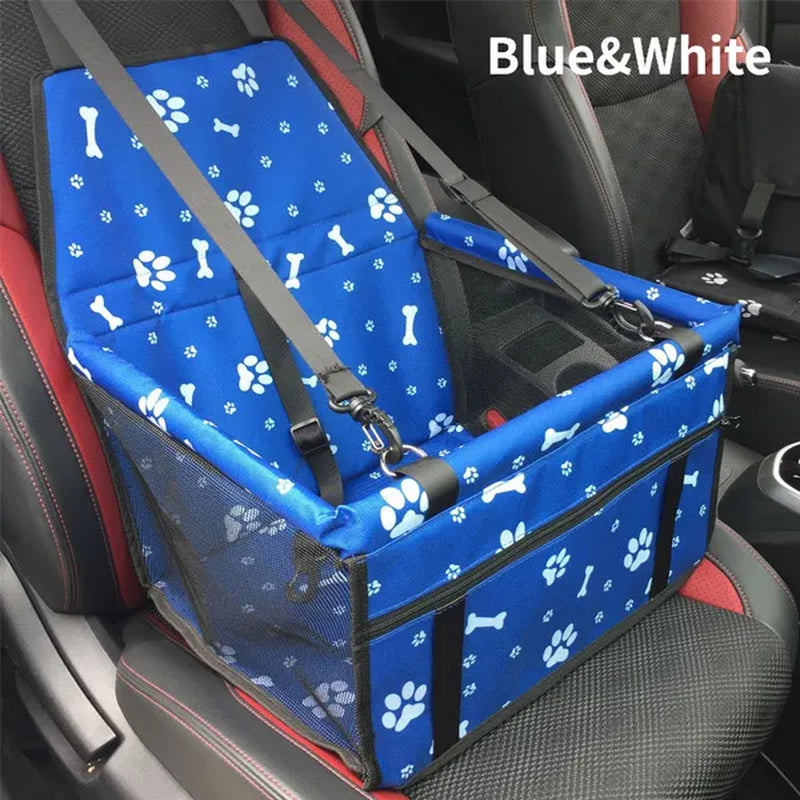 New Waterproof Dog Bag Pet Car Carrier Dog Carry Storage Bag Breathable Net Pet Booster Seat Cover Travel Carrier Bucket Basket 12 Colors