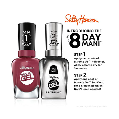 Miracle Gel Nail Polish, Shade 601 (Packaging May Vary) Crying Out Cloud, 1 Count