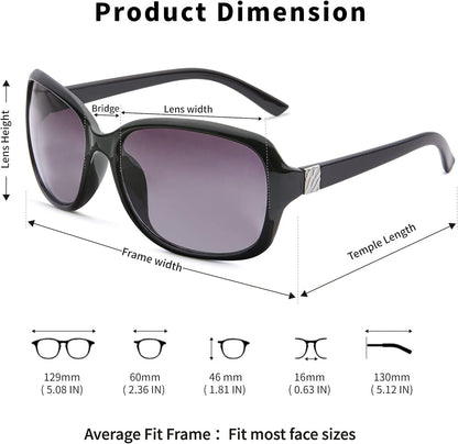 2 Pack Classic Vintage Sunglasses for Women Men,Fashion Sun Shades Glasses with UV400 Protection
