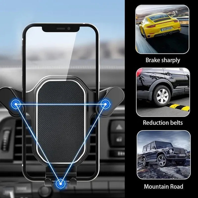 SEAMETAL 1Pc Air Vent Car Phone Holder 360 Rotation Navigation GPS Holder Car Air Outlet Clip Phone Support Bracket