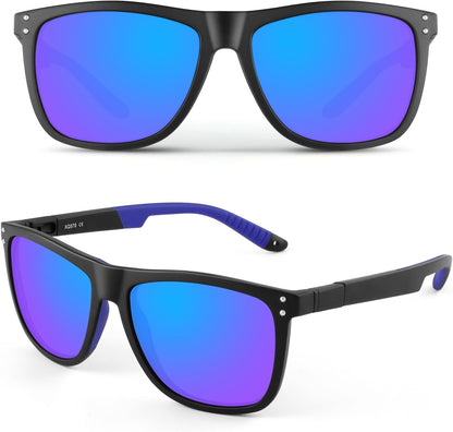 Polarized Sports Sunglasses For Men Women,Sports Sunglasses For Baseball Running Cycling TR90 Frame UV400 Protection