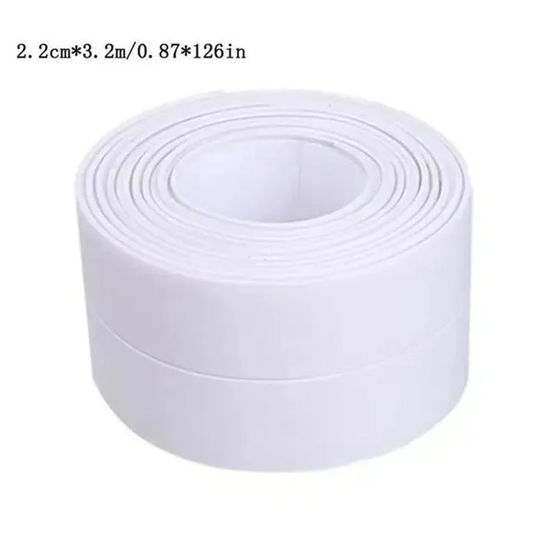 Waterproof Self-Adhesive PVC Sealing Strip Tape - Perfect for Bathroom Shower Sink & Toilet!