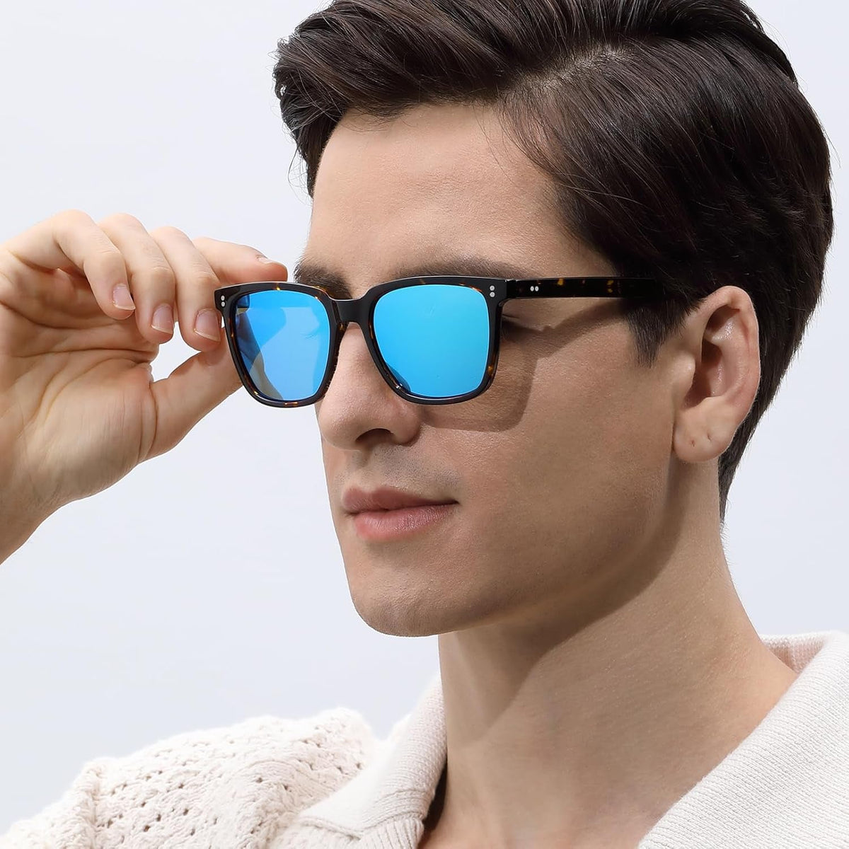 Polarized Men'S Sunglasses UV400 Protection for Driving Fishing Hiking Golf Outdoor Sport Glasses