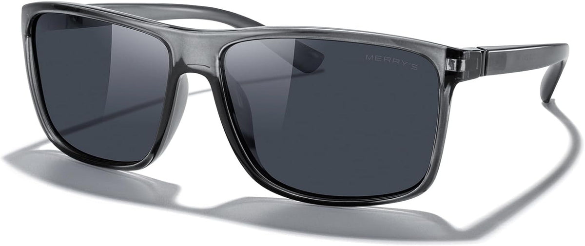 Rectangular Polarized Sports Sunglasses for Men Women Cycling Driving Fishing UV400 Protection S8225