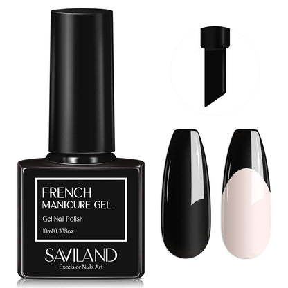 French Gel Nail Polish - 1PC 10ML Blue Gel Polish U V LED Soak Off Gel Quick French Manicure Gel Polish Nail Salon DIY Home for Starters Professionals Party