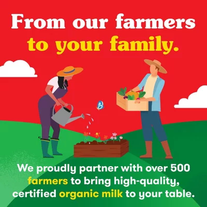 Horizon Organic 2% Reduced Fat Milk with DHA Omega-3 3 Ct.