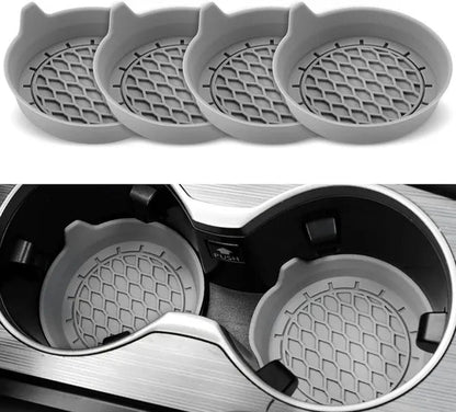 Car Cup Holder Coaster, Silicone Cup Holder Insert, Universal Non-Slip Cup Holders, Car Accessories Interior for Women and Man Interior Sets