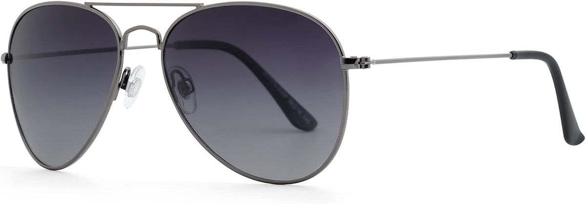 Polarized Aviator Sunglasses for Women Men, UV400 Protection Lens and Lightweight Metal Pilot Frame
