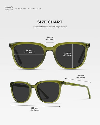 Polarized Classic Retro Flat Square Unisex Sunglasses