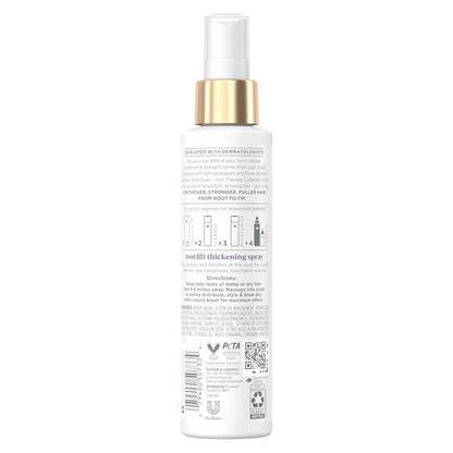 Density Boost Root Lift Thickening Spray for Fuller Hair and Scalp Therapy, with Vitamin B3, Zinc and 0% Sulfates, 5 Oz