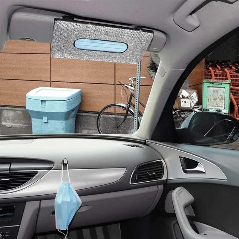 Car Tissue Box Holder Bling Bling Crystal Rectangular Napkin Holder Pumping Paper Case Dispenser for Home Office Car Accessories